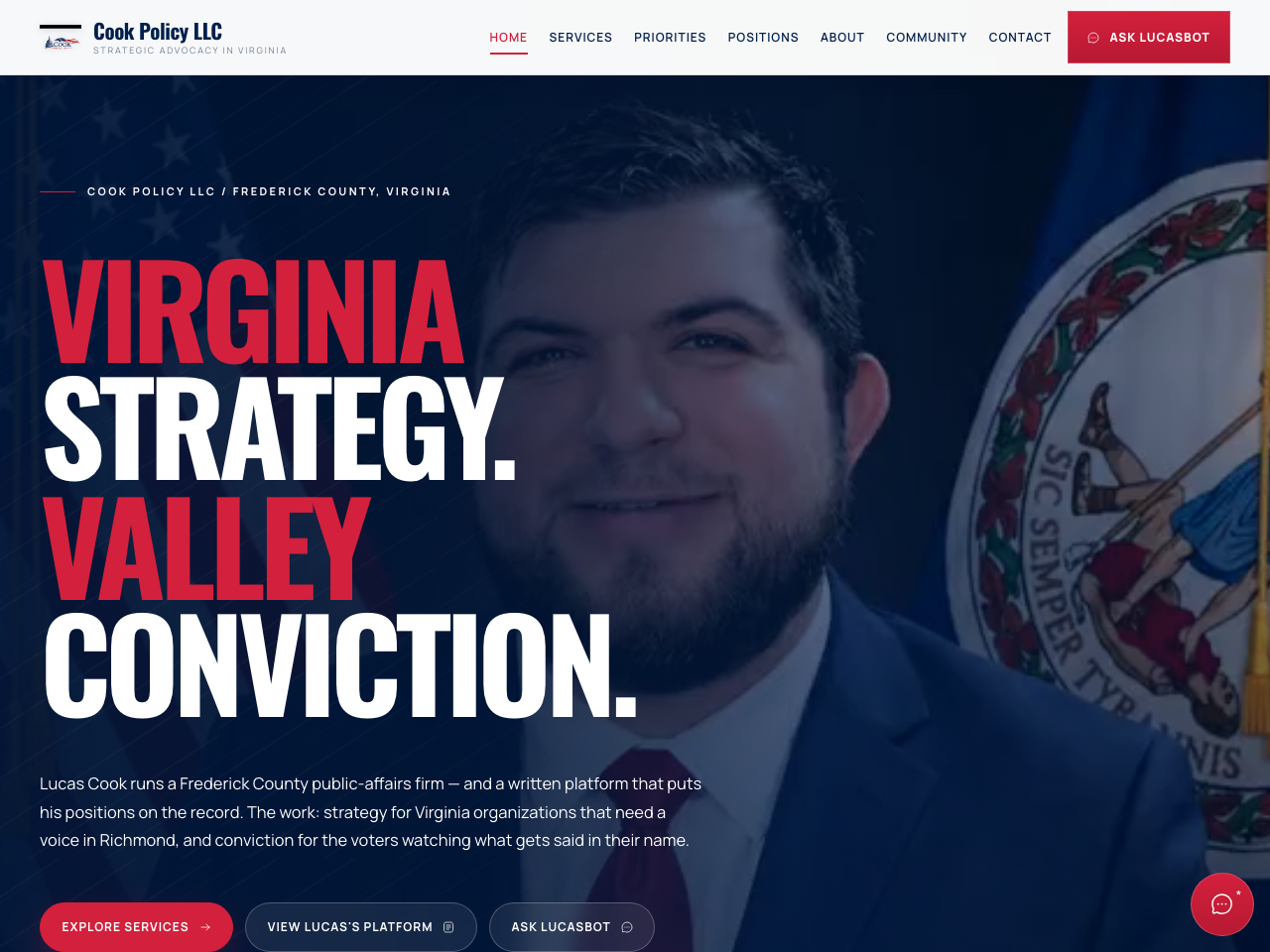 Cook Policy LLC website preview