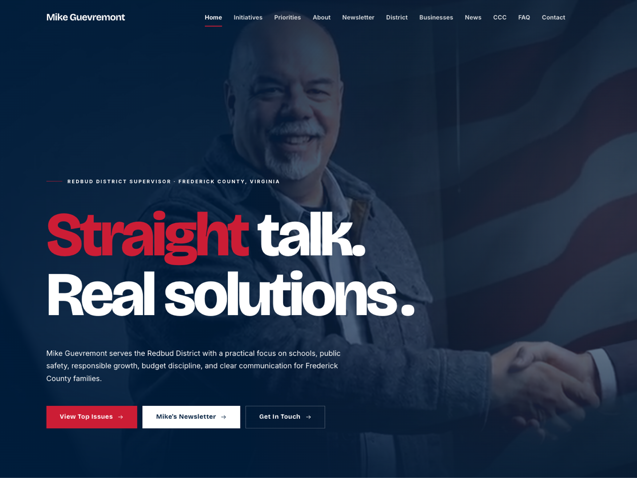 Mike Guevremont website preview